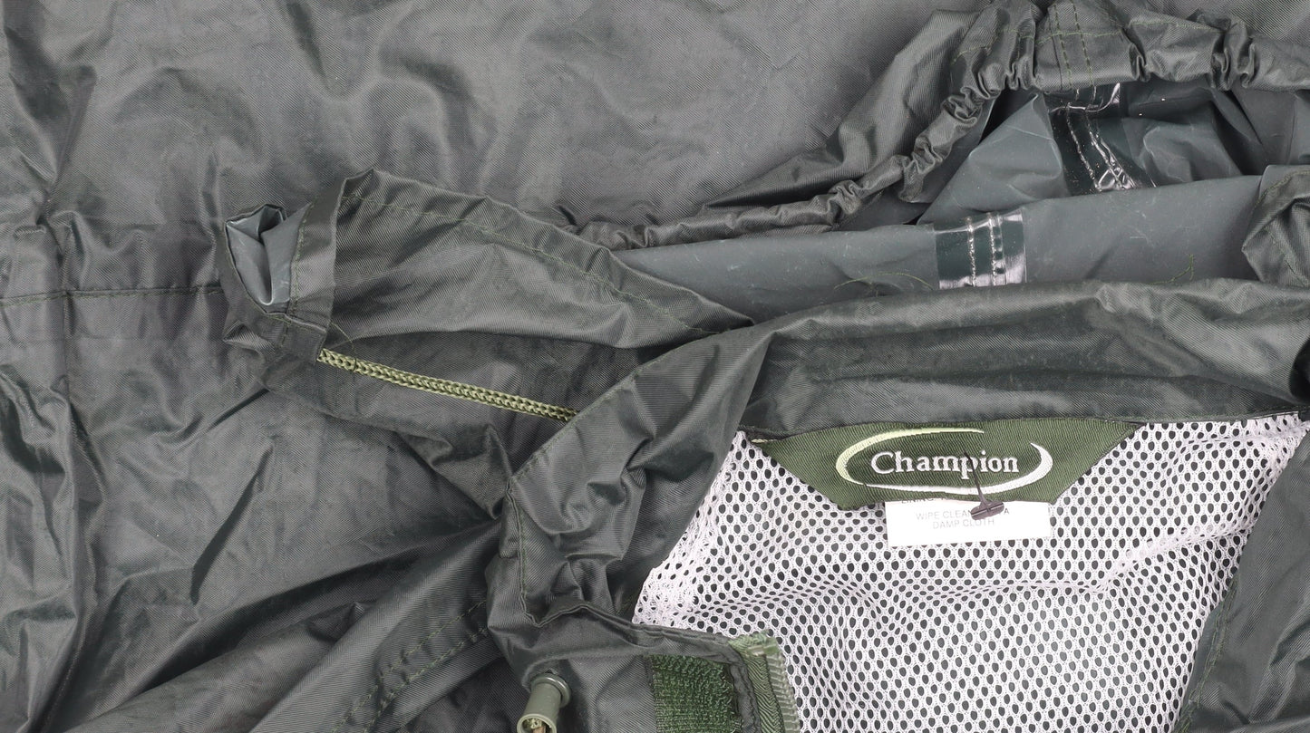 Champion Mens Green Waterproof Hooded Rain Jacket L Regular