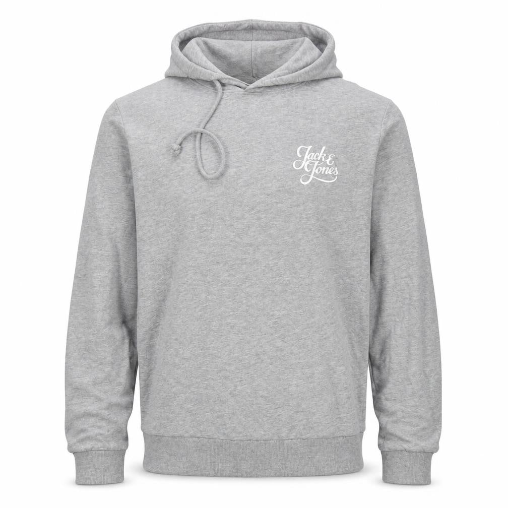 Mens UK M Regular JACK & JONES Grey Pullover Hoodie