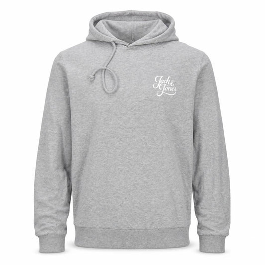 Mens UK M Regular JACK & JONES Grey Pullover Hoodie