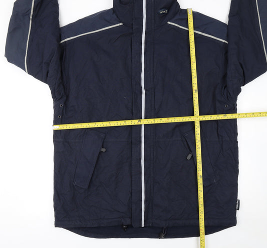 PlayStation Men’s Blue XL Parka Jacket Water Resistant Windproof