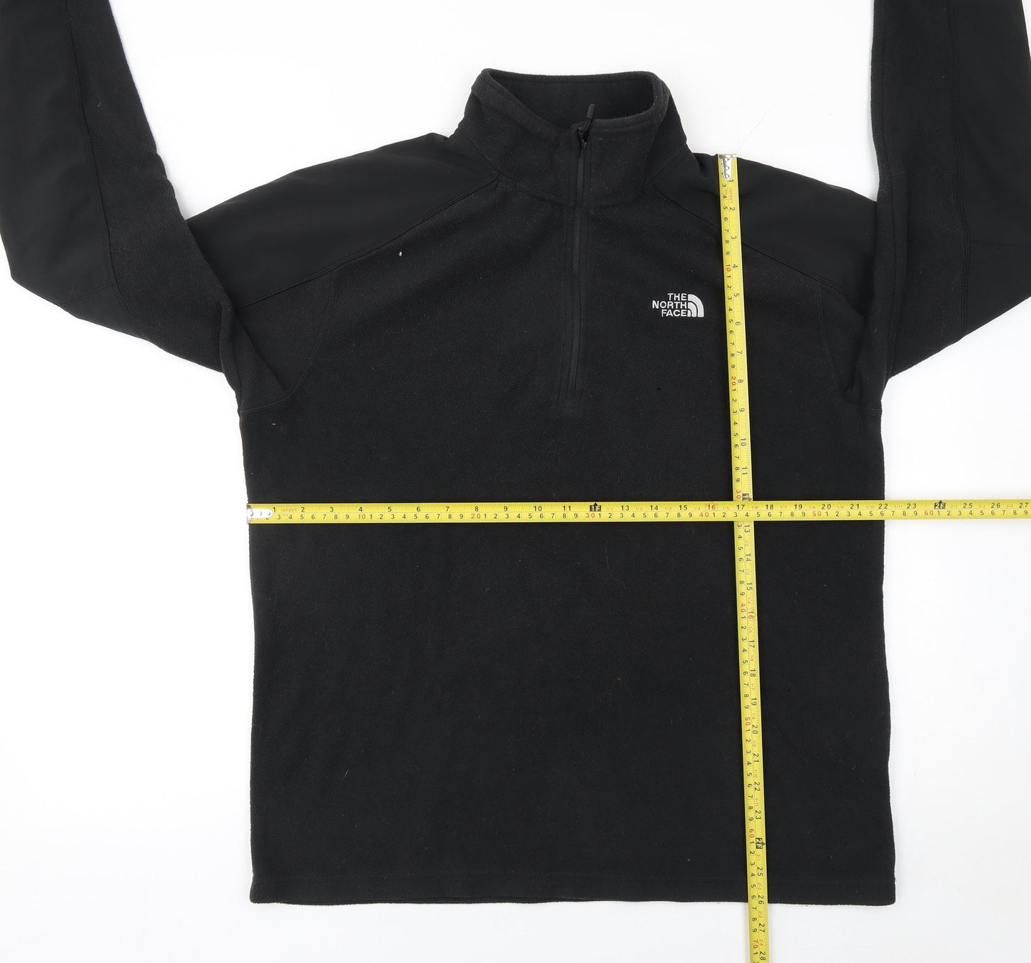 The North Face Men's Black Fleece 1/2 Zip Sweatshirt L Outdoor Pullover