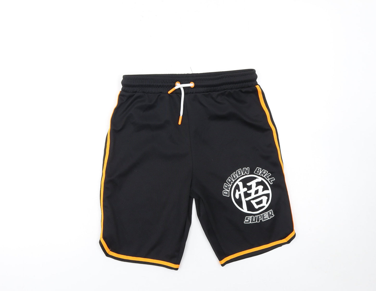 Dragon Ball Super Boys Black 9-10 Years Athletic Shorts Polyester