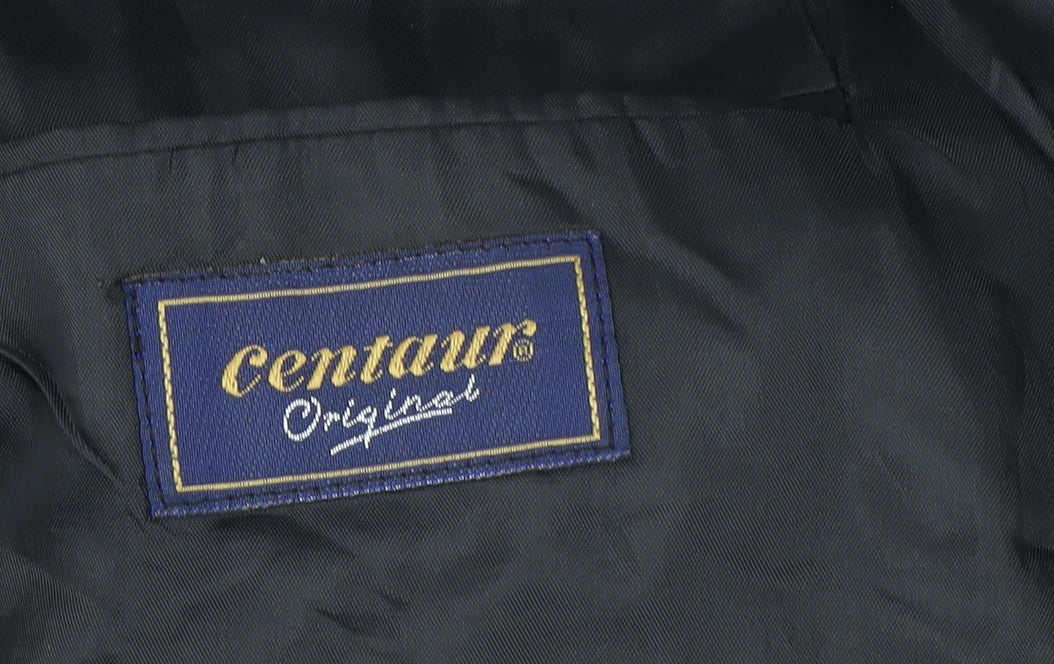 Centaur Original Men's Black Wool Blend 38 Short Blazer Jacket