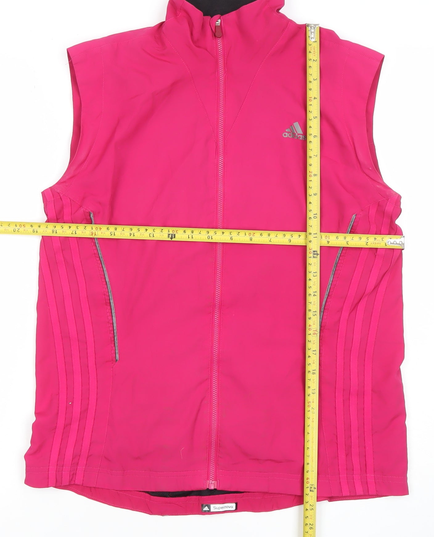 Adidas Women's Pink Supernova Lightweight Running Waistcoat M