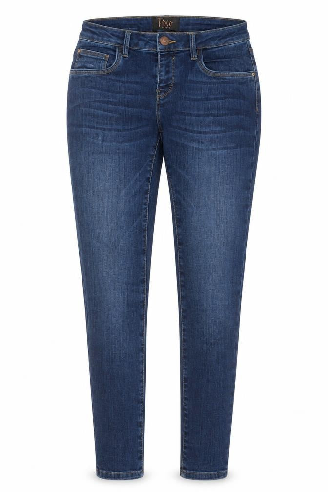 Poco by Pippa Women's Blue 8S Skinny Denim Jeans The Slimmer