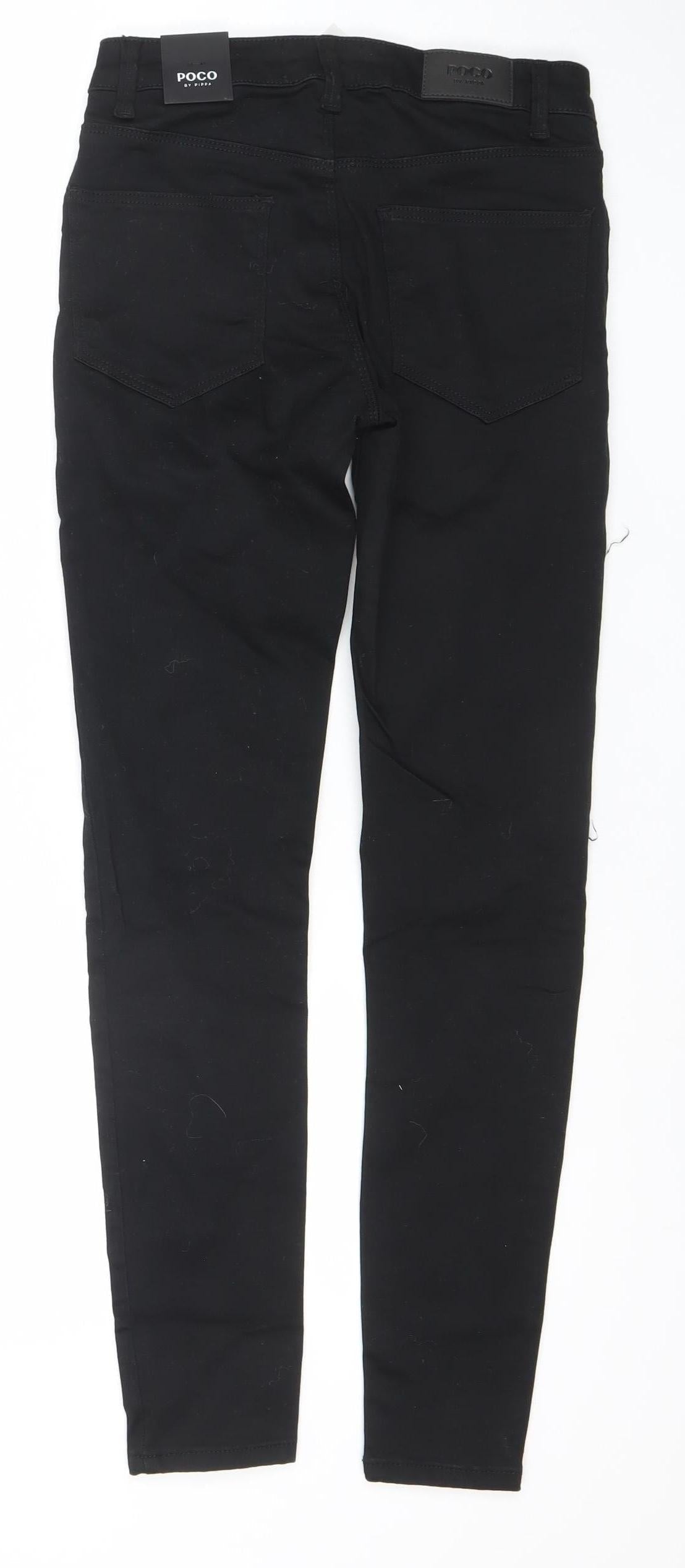 POCO by Pippa Women's Black Size 8R The Slimmer Skinny Jeans