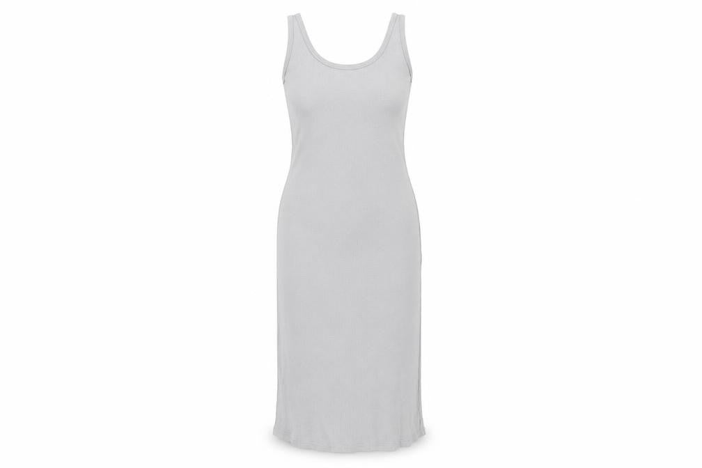 H&M Divided Women’s Grey Tank Dress XS Jersey Cotton Blend