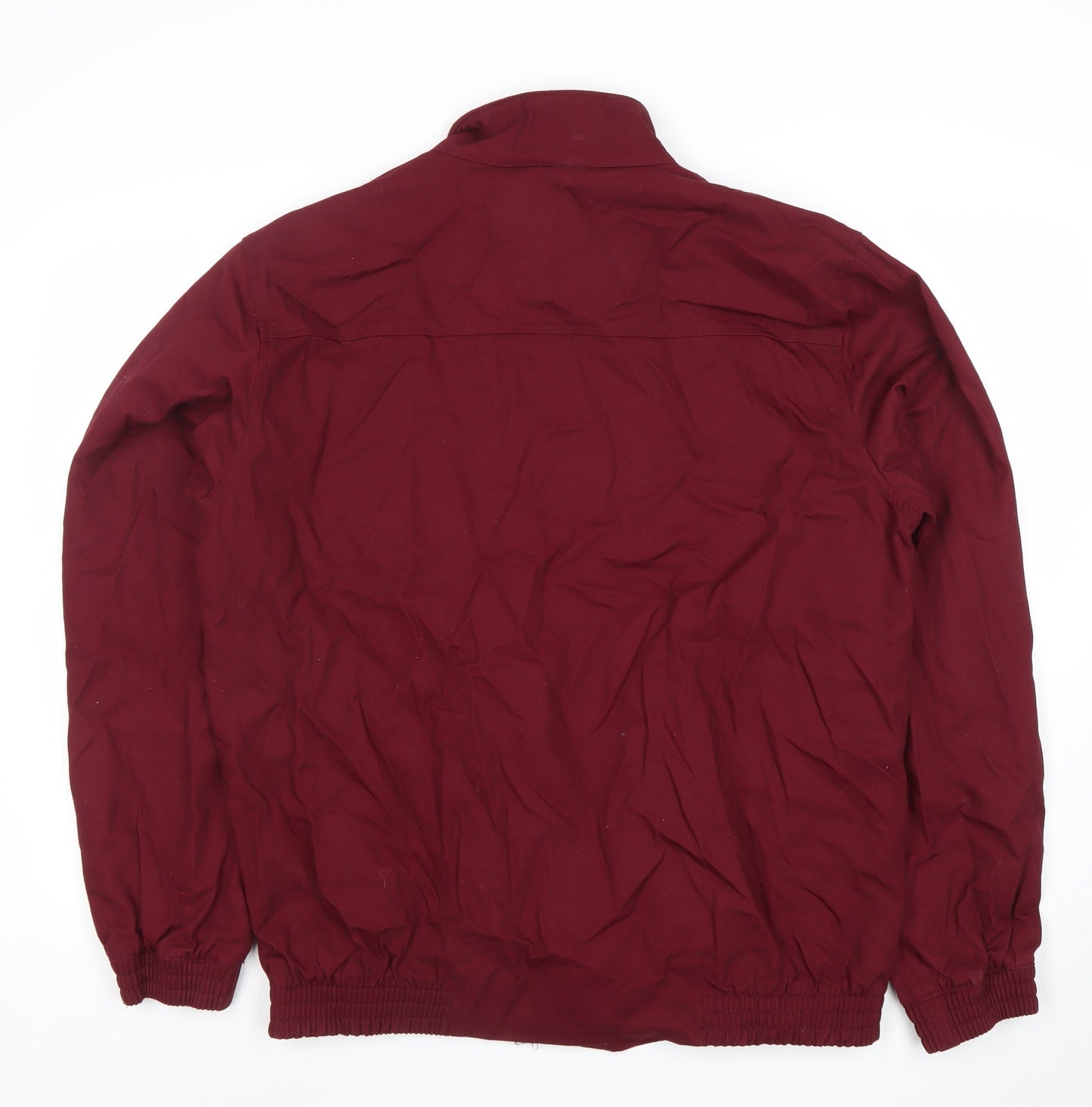 Lyle & Scott Men's Red XL Bomber Jacket Cotton Polyester Casual