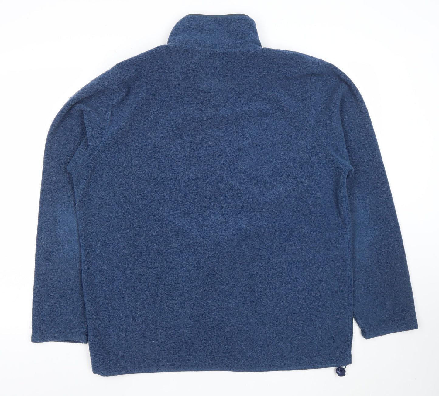 Rainforest Men's Blue Fleece Full Zip Jacket Size L