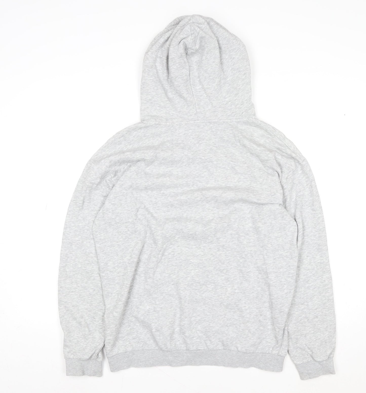H&M Girls Grey Friends Pullover Hoodie 13-14 Years Regular Fit