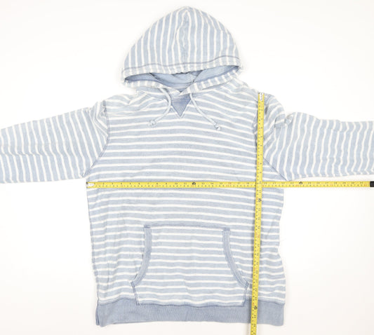 Womens UK XL Regular FatFace Blue Pullover Hoodie