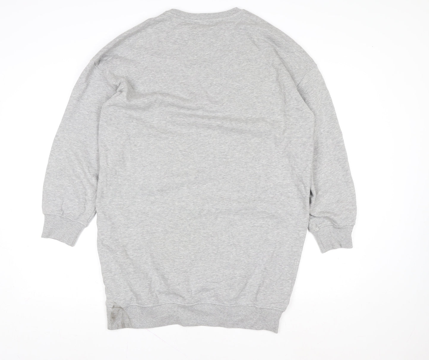 Esmara Women Grey Long Sleeve Pullover Sweatshirt Size M Cotton Blend