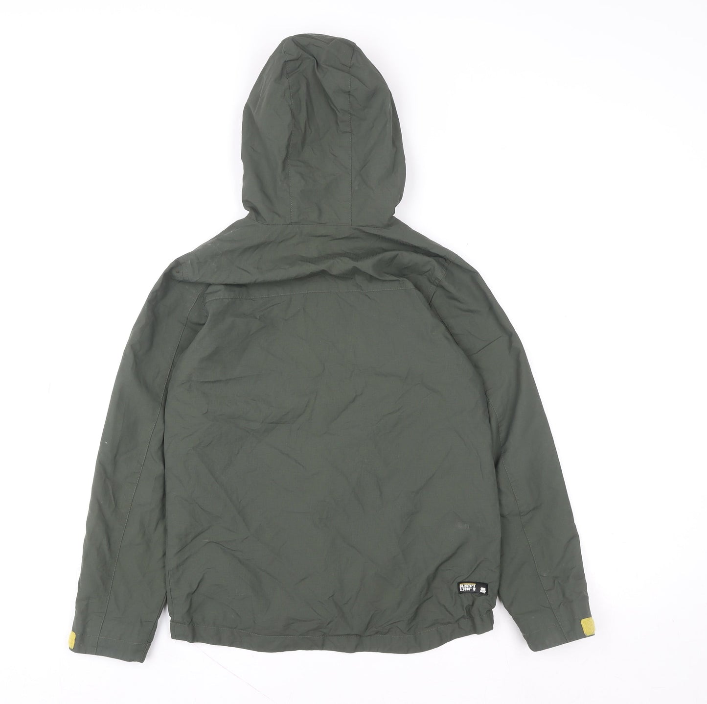 Next Boys Green Hooded Windbreaker Jacket 9 Years Lightweight Nylon