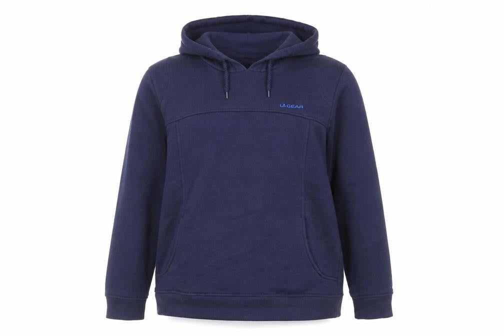 LA Gear Women's Navy Blue Pullover Hoodie Size 14 Cotton Blend