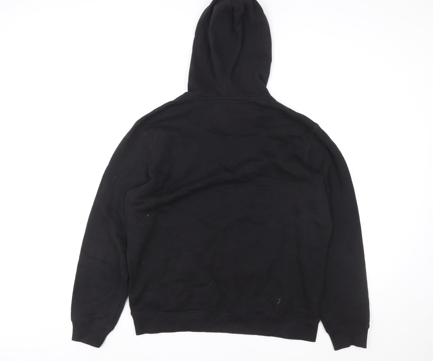 Easy Women’s Black Pullover Hoodie Large Cotton Blend Casual