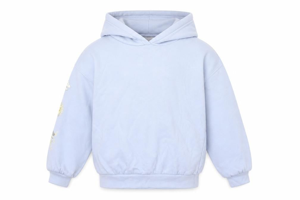 Marks and Spencer Girls Blue Celestial Graphic Pullover Hoodie 7-8 Years