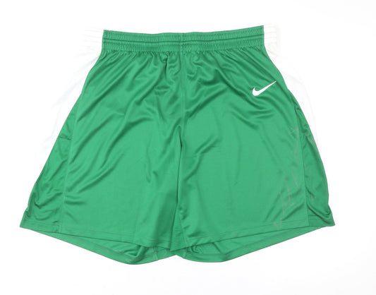 Nike Men's Green 3XL Athletic Quick Dry Sports Shorts