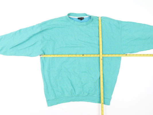 ASOS Women’s Green Size 8 Pullover Sweatshirt Crew Neck Casual