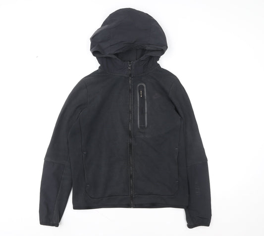 Nike Men's Black XL Full Zip Hooded Sports Hoodie