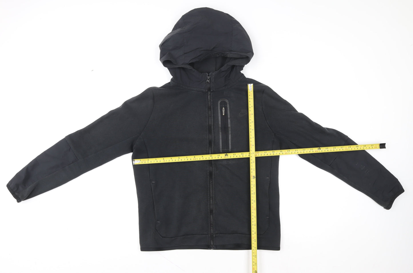 Nike Men's Black XL Full Zip Hooded Sports Hoodie