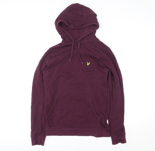 Lyle & Scott Men’s Purple Organic Cotton Hoodie Size M Pullover