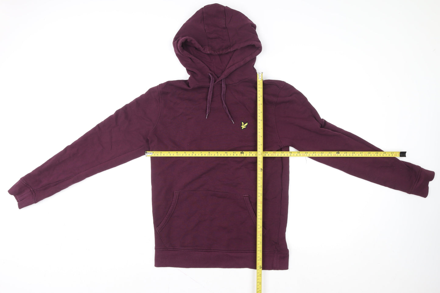Lyle & Scott Men’s Purple Organic Cotton Hoodie Size M Pullover