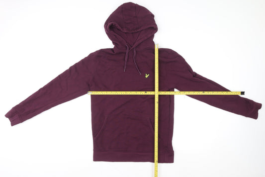 Lyle & Scott Men’s Purple Organic Cotton Hoodie Size M Pullover