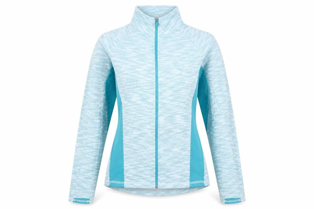 Tek Gear Womens Blue Full Zip Sweatshirt Medium Polyester Activewear