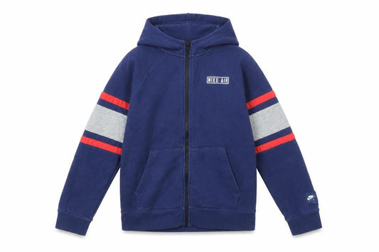 Nike Boys Blue Full Zip Hoodie L 147-158cm Cotton Blend