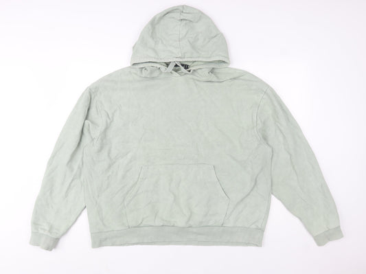ASOS Design Women’s Green Hoodie UK 10 Cotton Pullover