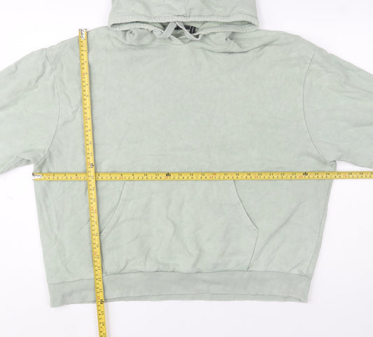 ASOS Design Women’s Green Hoodie UK 10 Cotton Pullover
