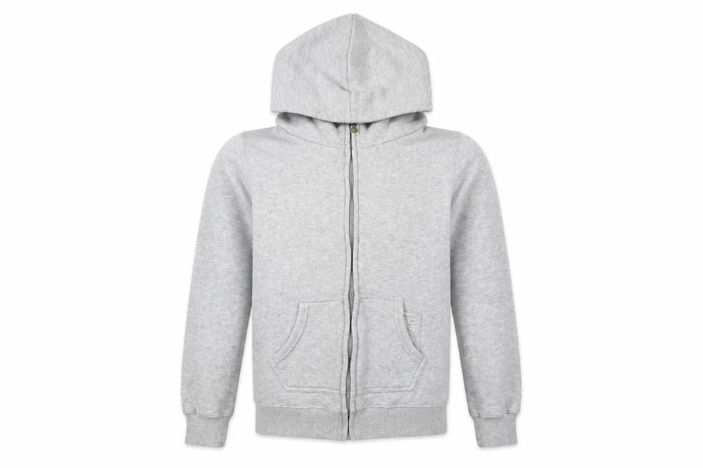 Bench Boys Grey Fleece Lined Zip Up Hooded Jacket 11-12 Years