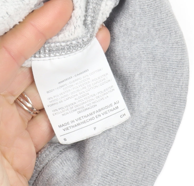 Nike Men's Grey Full Zip Hooded Sports Jacket Size S