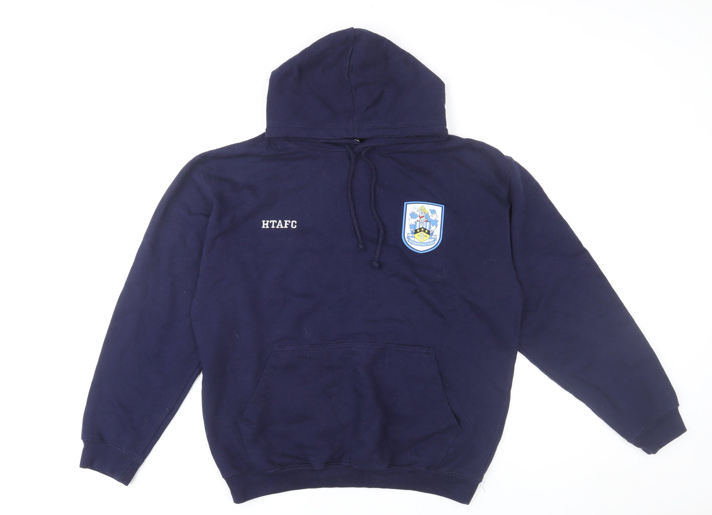 Huddersfield Town AFC Men’s Blue Pullover Hoodie Medium Regular Fit