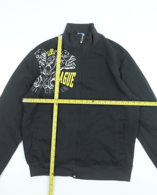 STORM Men's Black Full Zip Graphic Sweatshirt Size M