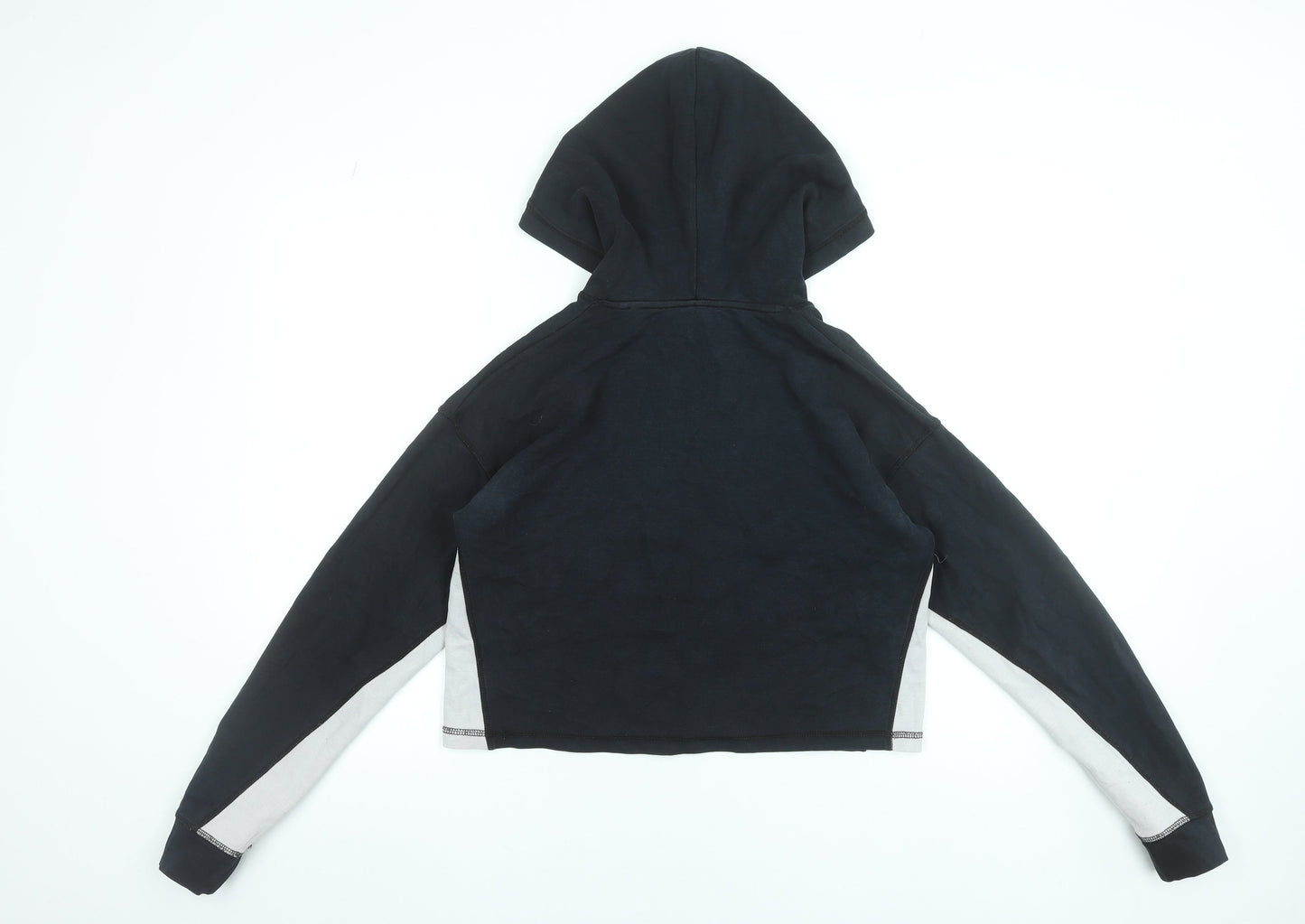 Womens UK 12 Regular Jack Wills Black Pullover Hoodie