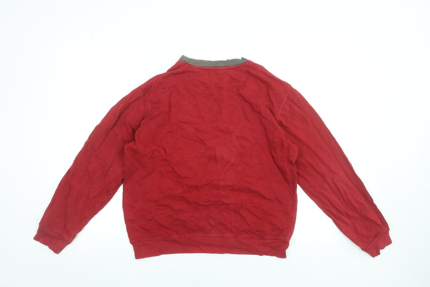 Proline Men’s Red Pullover Sweatshirt L Sports Graphic Vintage