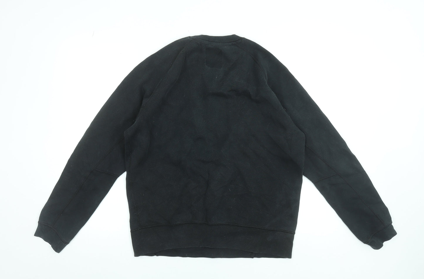 Nike Men's Black Pullover Sweatshirt M Regular Fit Crew Neck Fleece