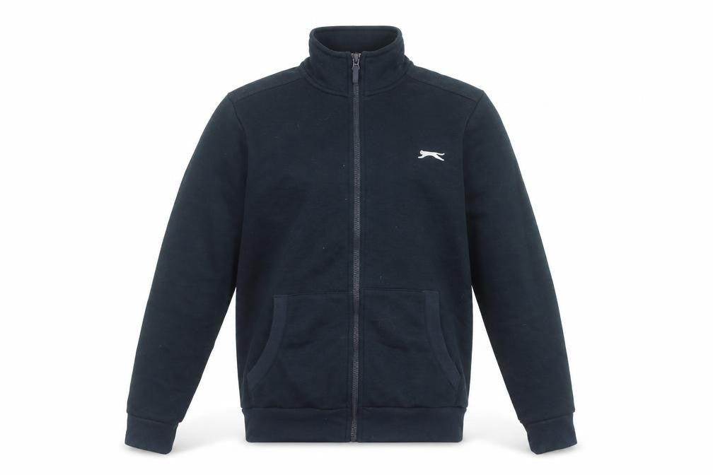 Slazenger Men’s Blue Full Zip Sweatshirt Size S Regular Fit