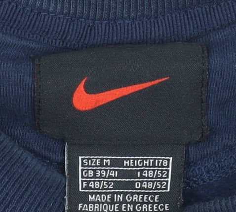 Nike Men's Blue Crew Neck Pullover Sweatshirt Size M