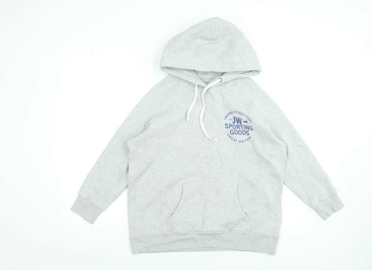 Womens UK 14 Regular Jack Wills Grey Pullover Hoodie