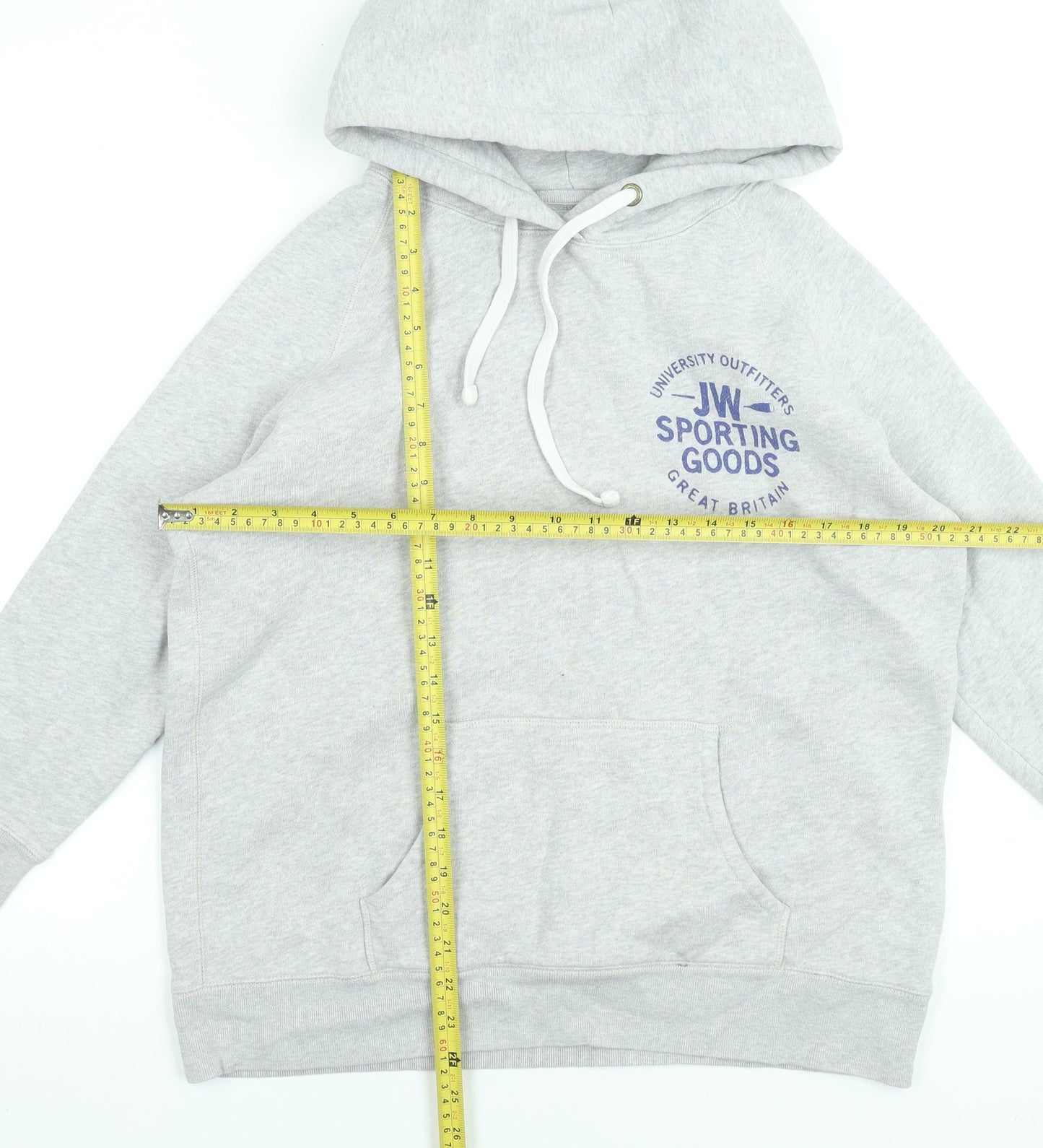 Womens UK 14 Regular Jack Wills Grey Pullover Hoodie