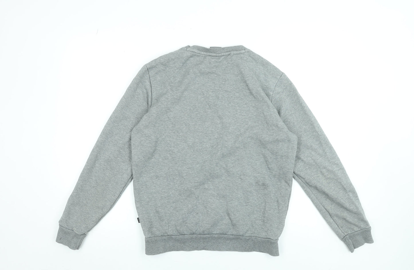 Mens UK S Classic PUMA Grey Pullover Sweatshirt