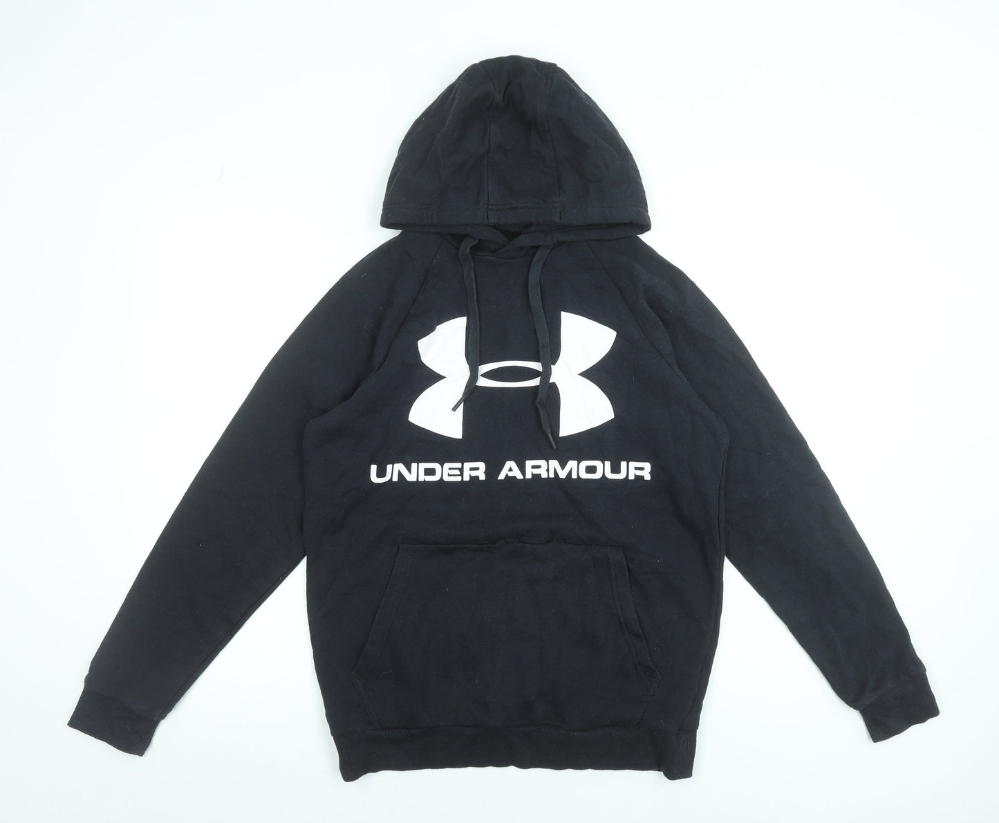 Mens UK S Regular Under armour Black Pullover Hoodie