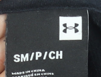 Mens UK S Regular Under armour Black Pullover Hoodie