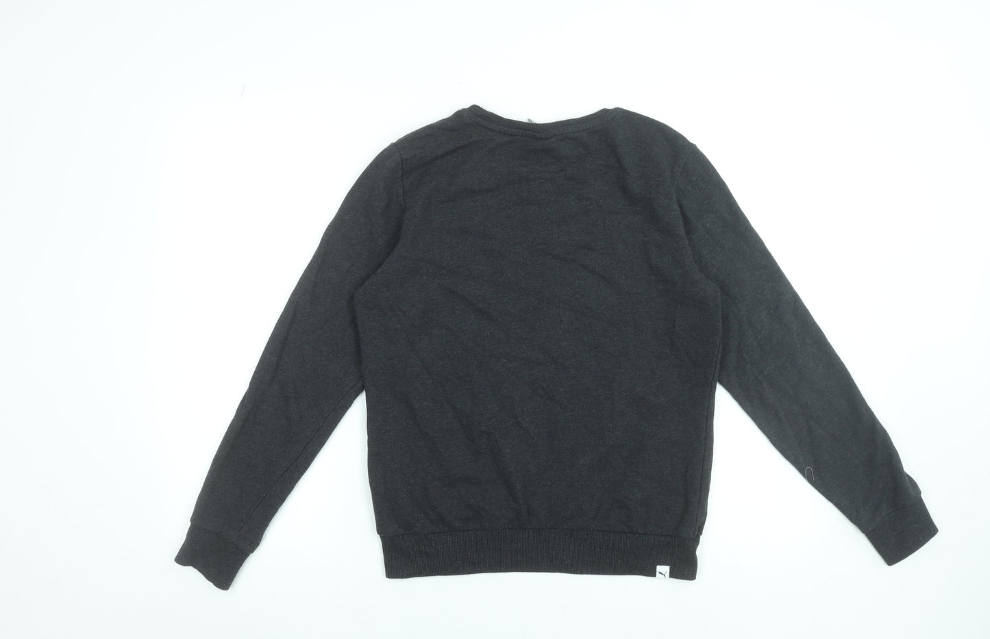 Womens UK 12 Regular PUMA Black Pullover Sweatshirt