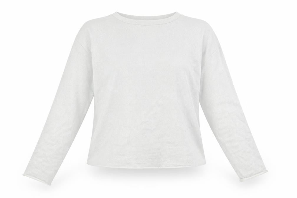 & Other Stories Women Silver Long Sleeve Pullover Sweatshirt Size 8
