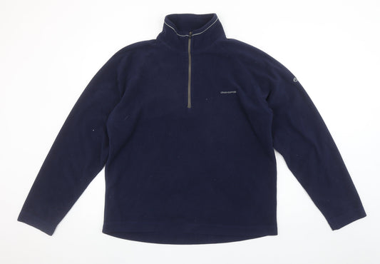 Mens UK M Regular Craghoppers Blue Pullover Sweatshirt