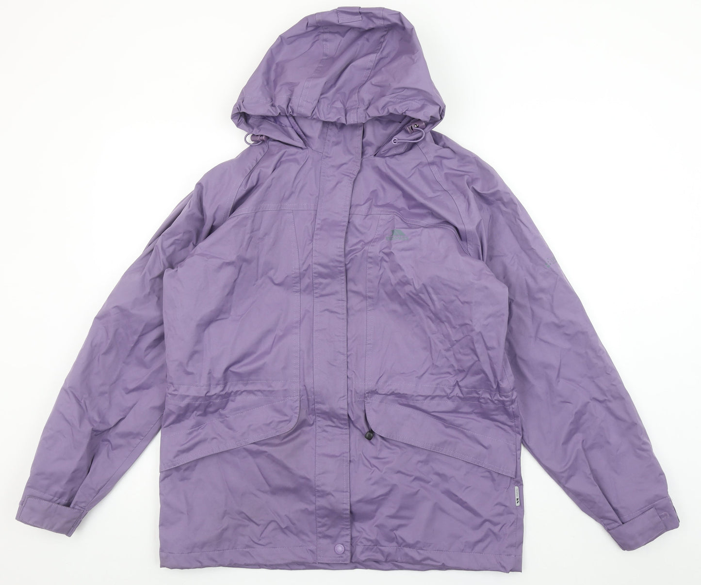 Womens UK Size M Regular Trespass Purple Polyester Blend Jacket