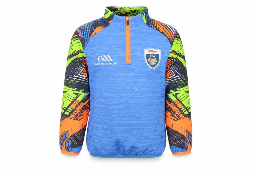 Masita Boys Blue 1/4 Zip Pullover GAA Cúl Camps Hoodie Polyester 1A